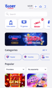 Glory Casino Games